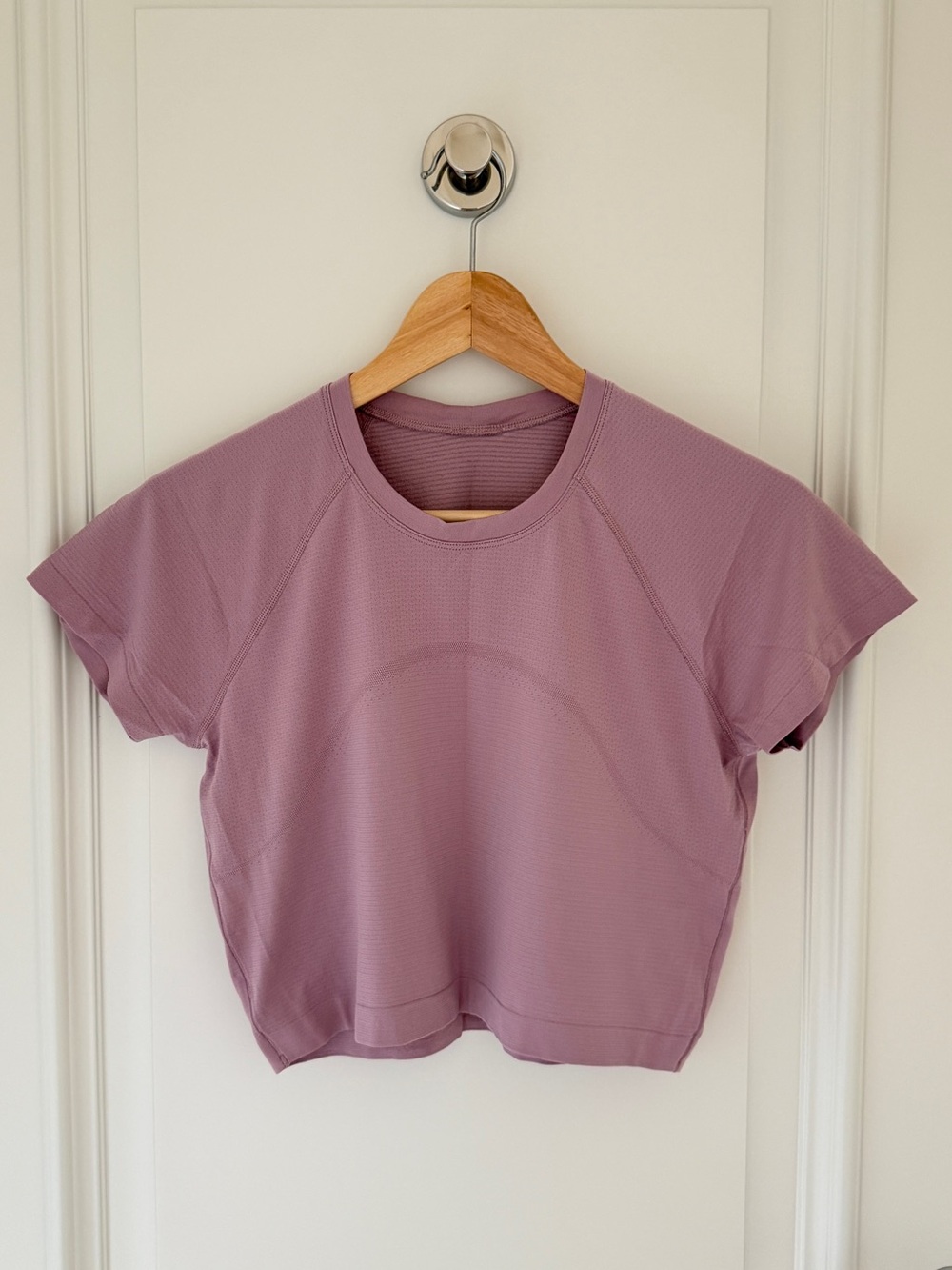 Lululemon swiftly tech cropped short sleeve 2.0 size 10 RSBL